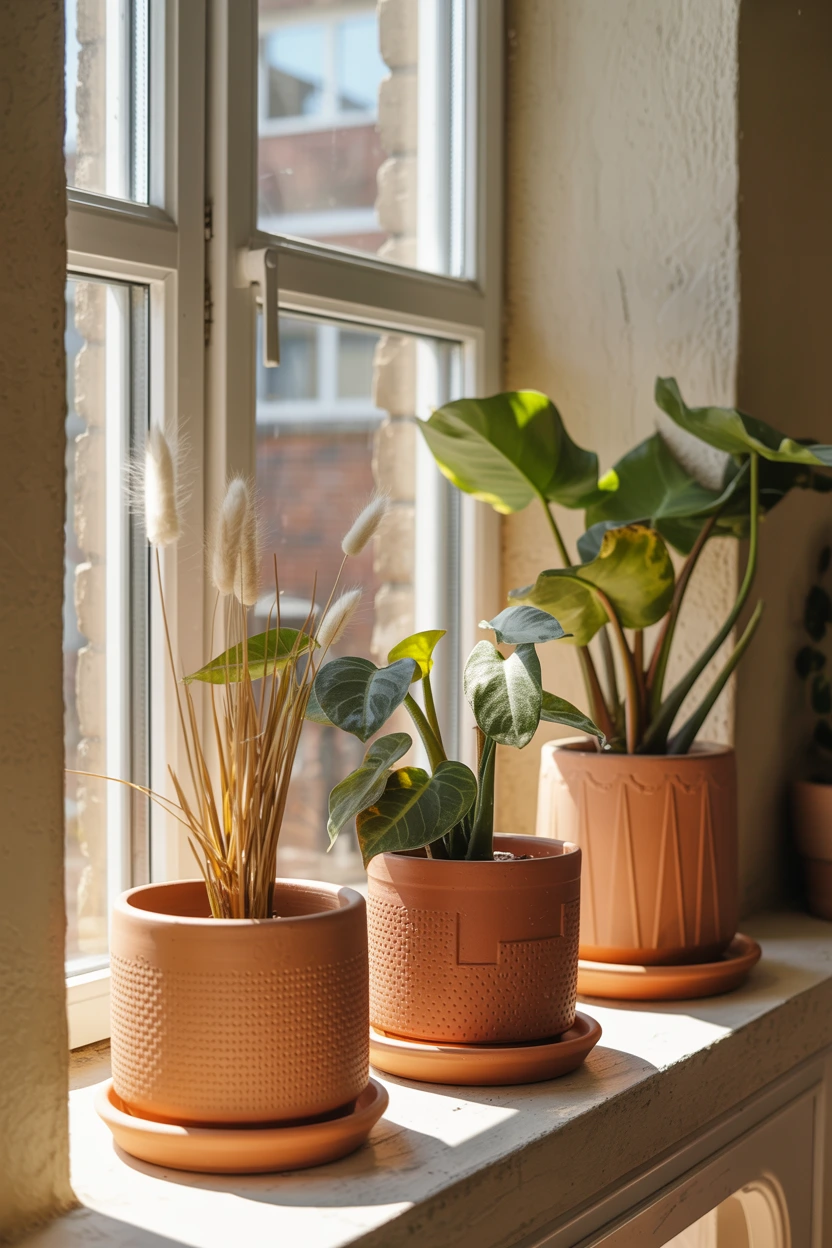 terracotta ceramic planter pots