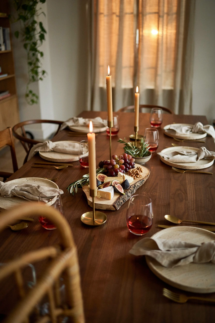 rustic wooden board styling