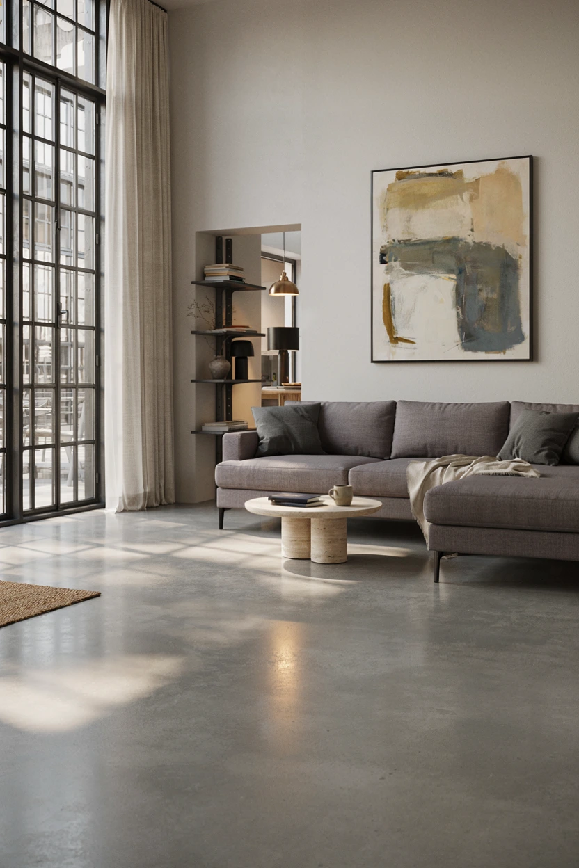 concrete flooring finishes