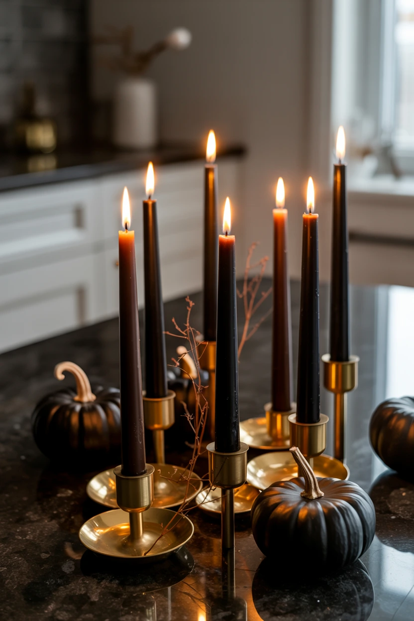 moody candlelight vignette