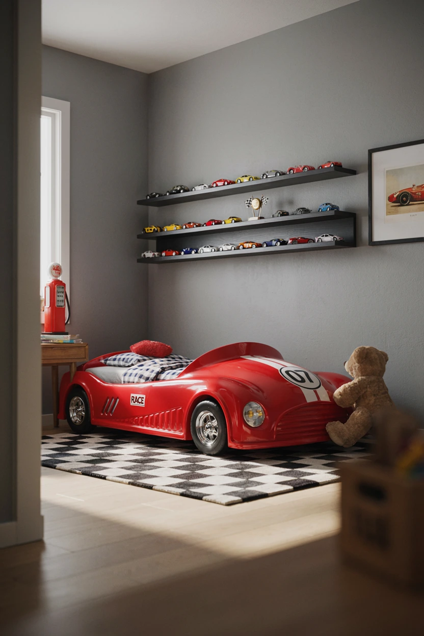 car shaped toddler bed